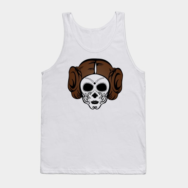 Dia de Princess Tank Top by JLaneDesign